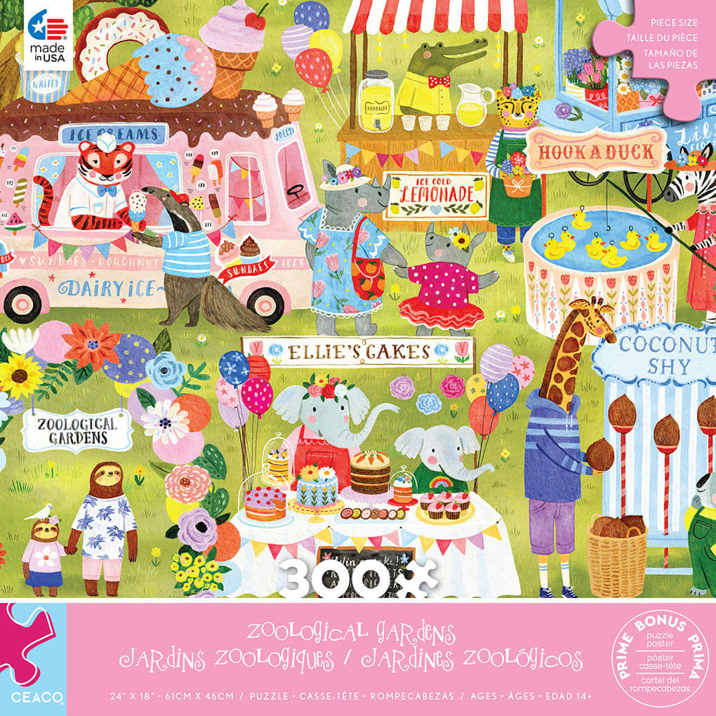 Zoological Gardens (Jenny Miriam) - 300pc Jigsaw Puzzle by Ceaco