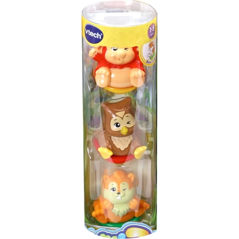 ZoomiZooz Tube Trio Animaux