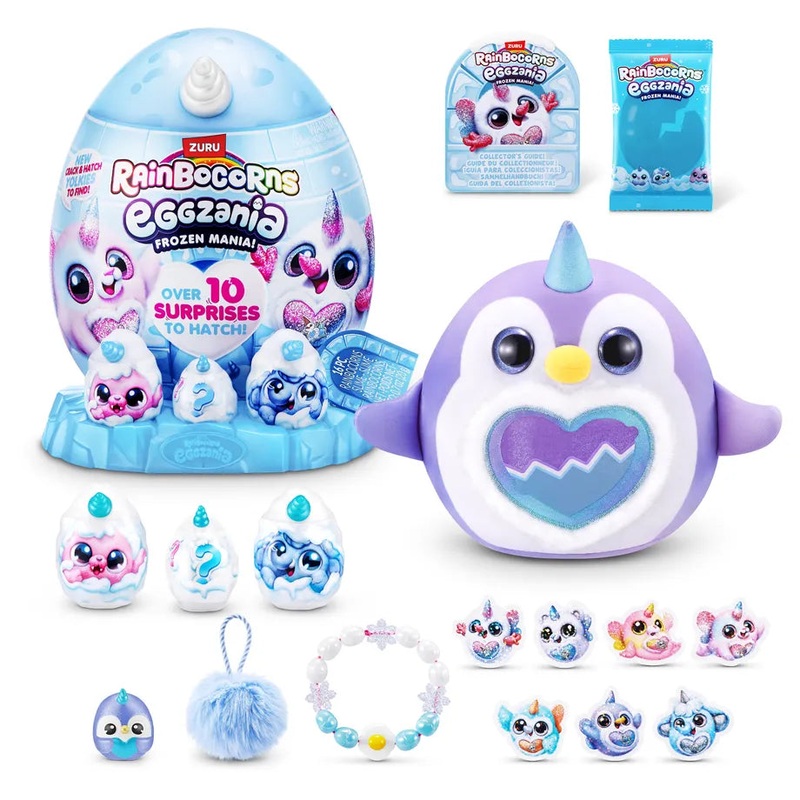ZURU Rainbocorns Eggzania Frozen Mania Series 1 Shrink Wrap (12Pcs)
