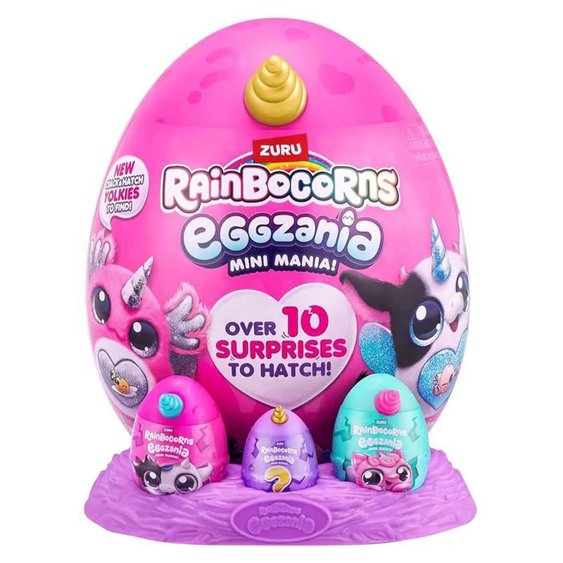ZURU Rainbocorns Eggzania Mini Mania with 10+ Surprise (Assorted)