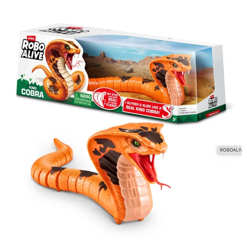 ZURU Robo Alive King Cobra Robotic Figure (44.5 cm)